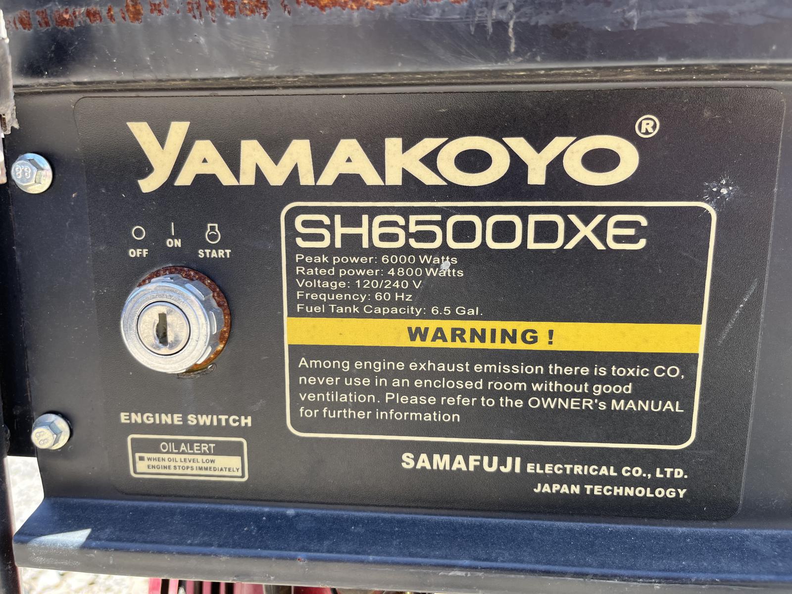 PLANTA DE LUZ YAMAKOYO SH6500DXE